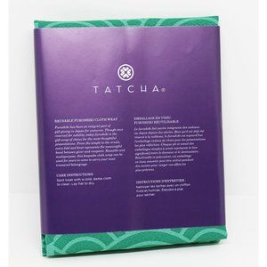 NEW Tatcha Japanese Furoshiki cloth fabric gift wrap- green